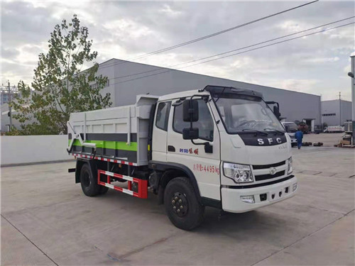 地下室專用，純工程車底盤,時風(fēng)壓縮式對接垃圾車推薦