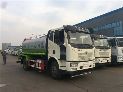 解放J6L灑水車,容積12方，大量現車供應，可選裝不帶霧炮