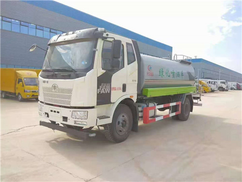 國六解放15方灑水車圖片參數介紹