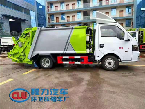 C證能駕駛室，國六東風途逸3-4方壓縮垃圾車（柴油）推薦