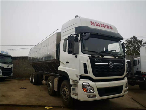 國五東風(fēng)天龍前四后八40方鋁合金飼料車自重輕，拉的多，不超載