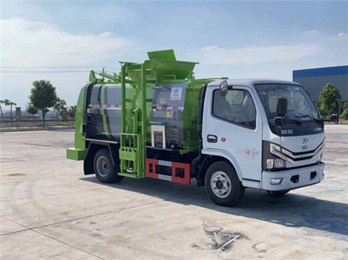 國六東風多利卡D6系列餐廚垃圾車圖片參數配置表