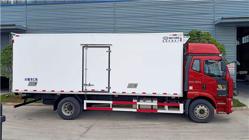 國六解放J6L精英版7.5米冷藏車，10噸國六冷藏車