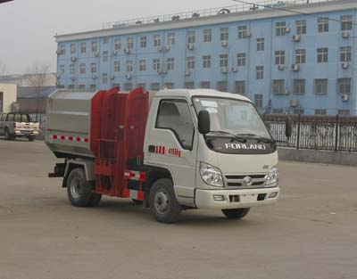國五福田時代側裝掛桶垃圾車
